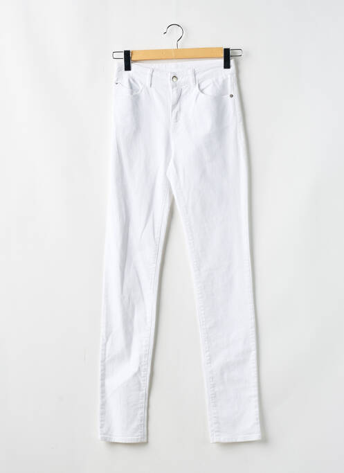 Pantalon slim blanc EMPORIO ARMANI pour femme