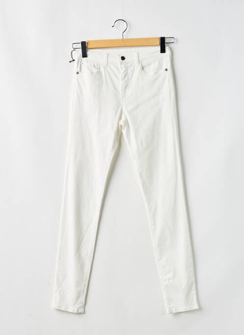 Pantalon slim blanc EMPORIO ARMANI pour femme