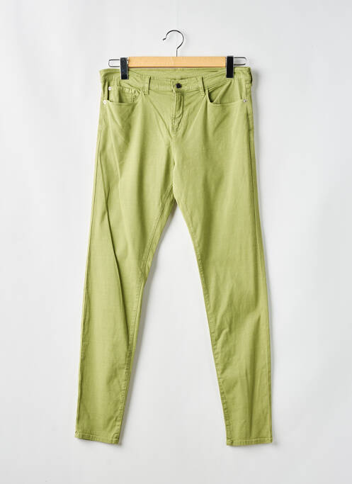 Pantalon slim vert EMPORIO ARMANI pour femme