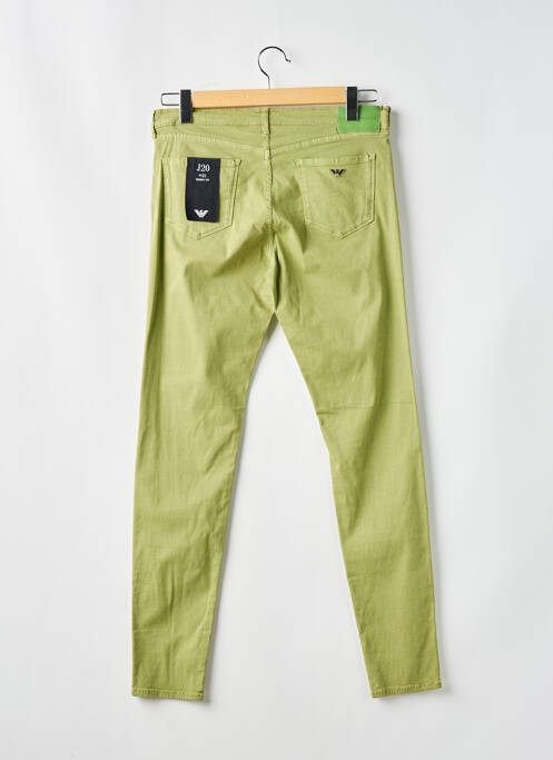 Pantalon slim vert EMPORIO ARMANI femme