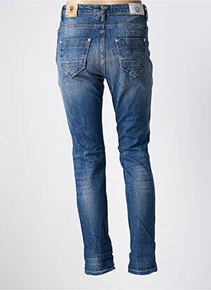 Jeans coupe slim stretch taille haute bleu FREEMAN T.PORTER femme