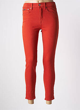 Jeans skinny taille haute taille haute orange RALPH LAUREN femme
