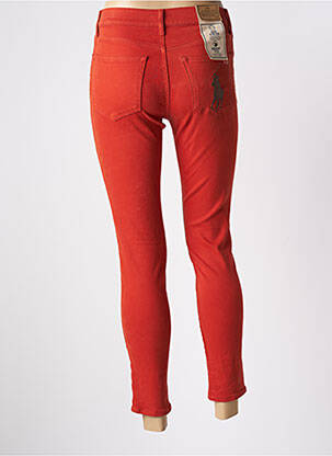 Jeans skinny taille haute taille haute orange RALPH LAUREN femme