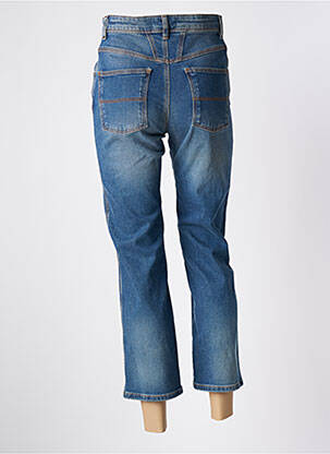 Jeans coupe droite taille haute taille haute bleu ACQUAVERDE femme