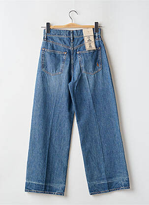 Jeans coupe large délavé taille haute bleu RALPH LAUREN femme