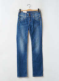 Jeans coupe droite taille basse taille basse bleu PEPE JEANS femme