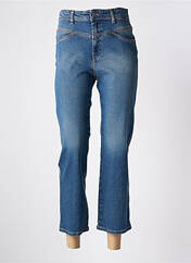 Jeans coupe droite bleu ACQUAVERDE pour femme seconde vue