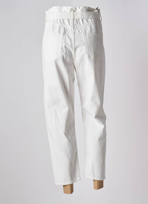 Jeans coupe droite blanc ACQUAVERDE femme