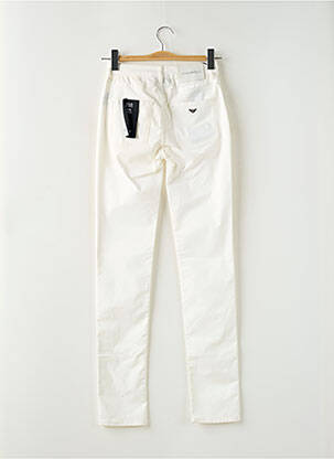 Pantalon slim poches blanc EMPORIO ARMANI femme