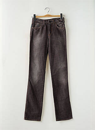 Jeans coupe slim poches marron ARMANI femme