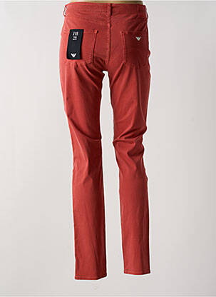 Pantalon slim poches orange EMPORIO ARMANI femme