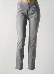 Jeans coupe slim gris ARMANI pour femme seconde vue