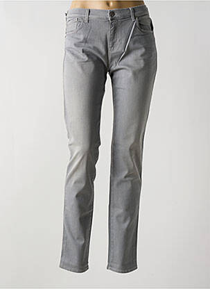 Jeans coupe slim gris ARMANI pour femme