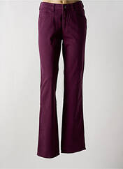 Pantalon droit violet ARMANI pour femme seconde vue