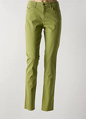 Pantalon slim vert EMPORIO ARMANI pour femme seconde vue