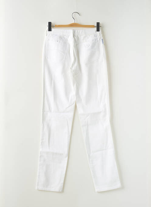 Pantalon slim blanc ARMANI pour femme