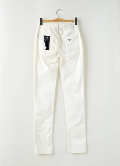 Pantalon slim blanc EMPORIO ARMANI pour femme