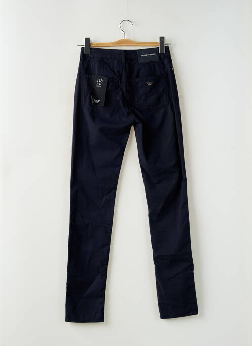 Pantalon slim bleu EMPORIO ARMANI pour femme