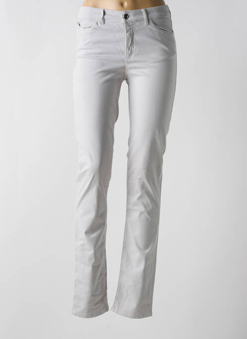 Pantalon slim gris ARMANI pour femme