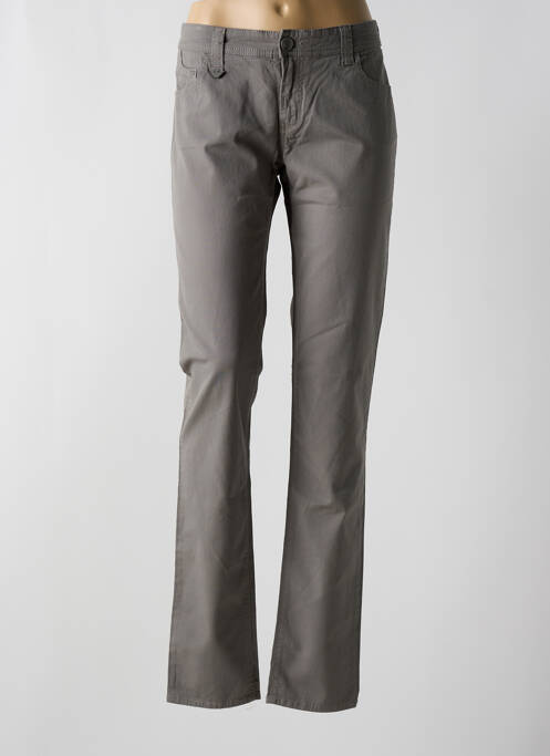 Pantalon slim gris ARMANI pour femme