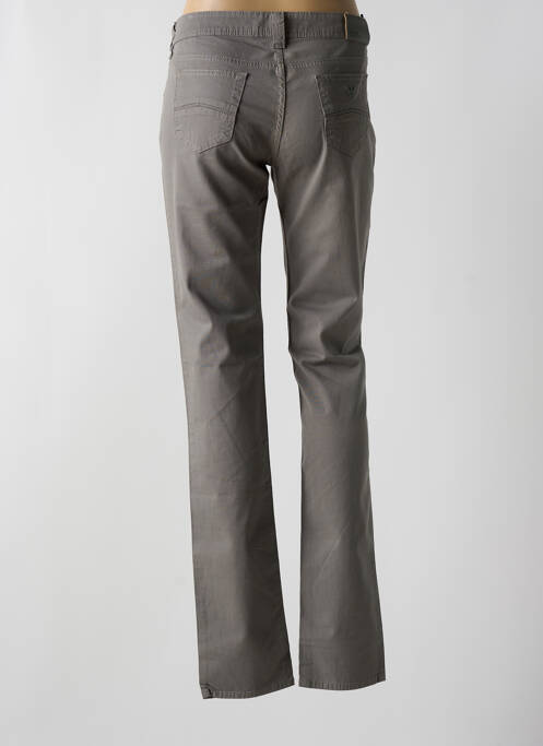 Pantalon slim gris ARMANI pour femme