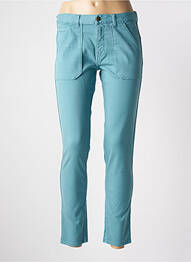 Jeans coupe slim stretch taille normale bleu ACQUAVERDE femme