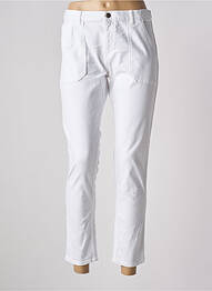 Jeans coupe slim stretch taille normale blanc ACQUAVERDE femme