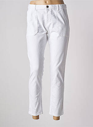 Jeans coupe slim stretch taille normale blanc ACQUAVERDE femme