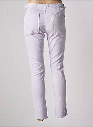 Jeans coupe slim stretch taille normale violet ACQUAVERDE femme