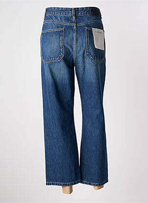 Jeans coupe large délavé taille haute bleu ACQUAVERDE femme