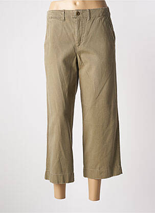 Pantalon 7/8 taille à pinces taille normale vert RALPH LAUREN femme