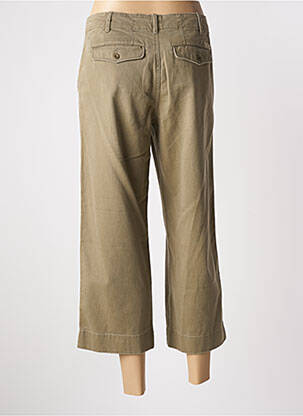 Pantalon 7/8 taille à pinces taille normale vert RALPH LAUREN femme