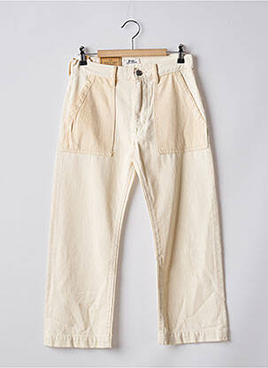 Pantacourt taille haute taille haute beige RALPH LAUREN femme