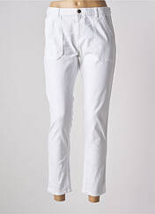 Jeans coupe slim blanc ACQUAVERDE pour femme seconde vue