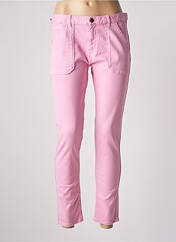 Jeans coupe slim rose ACQUAVERDE pour femme seconde vue