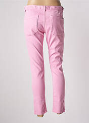 Jeans coupe slim rose ACQUAVERDE pour femme seconde vue
