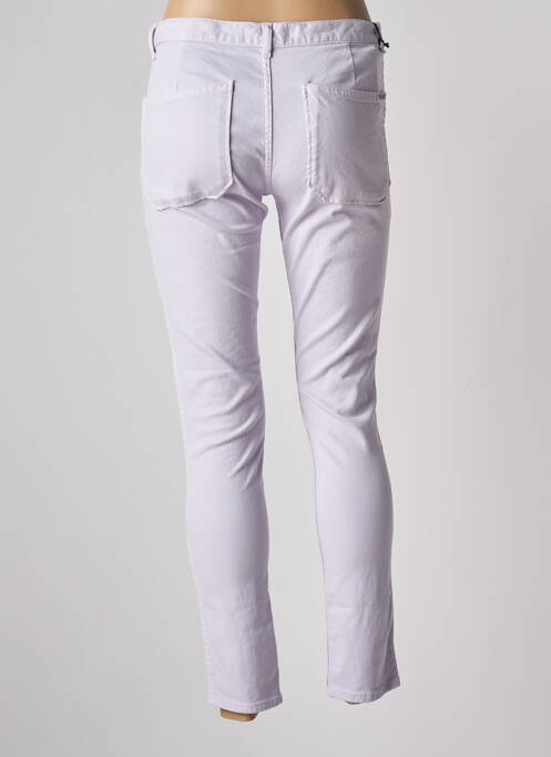 Jeans coupe slim stretch taille normale violet ACQUAVERDE femme