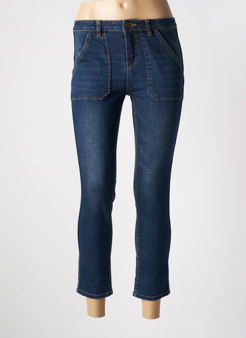 Jeans coupe slim bleu LAB DIP PARIS pour femme