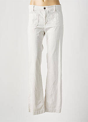 Pantalon flare stretch taille normale blanc ACQUAVERDE femme