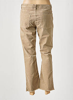 Pantalon 7/8 stretch taille normale marron ACQUAVERDE femme