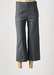 Pantacourt coupe droite taille haute gris ROSSO 35 femme