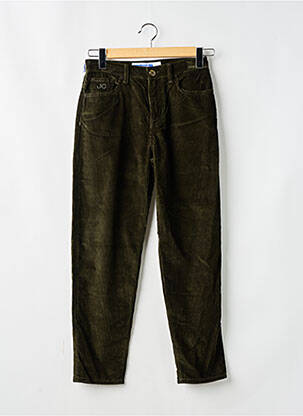 Pantalon droit taille haute taille haute vert JACOB COHEN femme