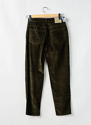 Pantalon droit taille haute taille haute vert JACOB COHEN femme