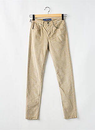 Pantalon slim stretch taille normale beige JACOB COHEN femme