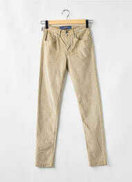 Pantalon slim stretch taille normale beige JACOB COHEN femme