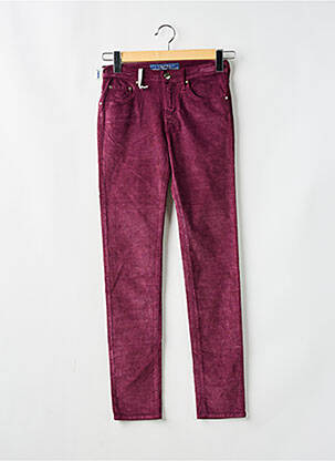 Pantalon slim stretch taille normale violet JACOB COHEN femme