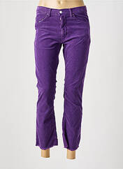 Pantalon 7/8 violet ACQUAVERDE pour femme seconde vue