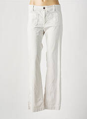 Pantalon flare blanc ACQUAVERDE pour femme seconde vue