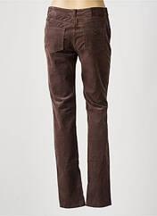 Pantalon slim marron ARMANI pour femme seconde vue