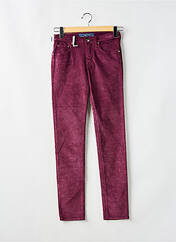 Pantalon slim violet JACOB COHEN pour femme seconde vue